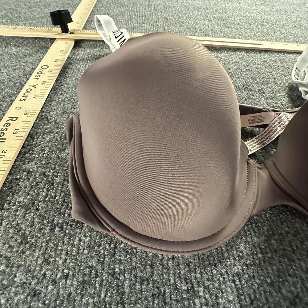 Victoria's Secret T-Shirt‎ Lightly Lined Scoop Demi Bra Logo Strap 34DD #532 - Picture 10 of 11